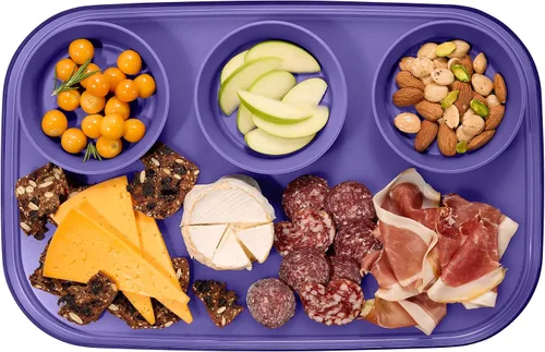Miniatura 10 de madesmart dipware - Bandeja de 3 tazones, apilables y extraíbles para embutidos, guacomole, aperitivos, verduras, apto para lavavajillas