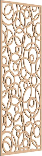 Miniatura 165 de Latrobe Paneles de pared decorativos de madera con calado, 9 3/8 pulgadas de ancho x 24 3/8 pulgadas de alto x 3/8 de alto, roble rojo rojo (Red Oak)
