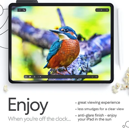 Miniatura 5 de Paperlike 2.0 (2 piezas) para iPad Pro 11" (2020/21/22) y iPad Air 10.9" (2020/22) – Protector de pantalla mate para dibujar, escribir y tomar notas