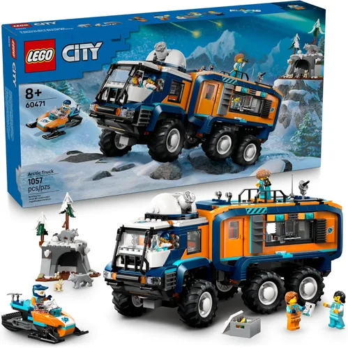 LEGO City Camión de Laboratorio Científico Explorador Ártico para Construir - Juego de Construcción STEM para Niñas y Niños, Edades 8+ - Camión