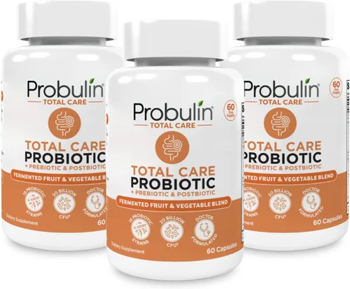Miniatura 11 de Probulin Total Care - Suplemento probiótico, cápsulas probióticas para la salud intestinal, digestiva e inmunológica para hombres y mujeres, 20 mil