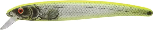 Miniatura 62 de Bomber Señuelos Long A Slender Minnow Jerbait Señuelo de Pesca a rayas (Baby Striper)