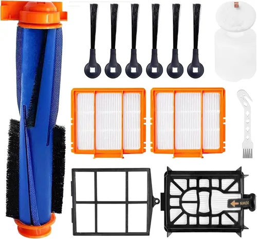 Kit de accesorios de repuesto para robot aspirador Shark AI AV2511AE AV2501S AV2501AE RV2502AE RV2520AOUS AV2510AOUS - 1 cepillo principal, 4