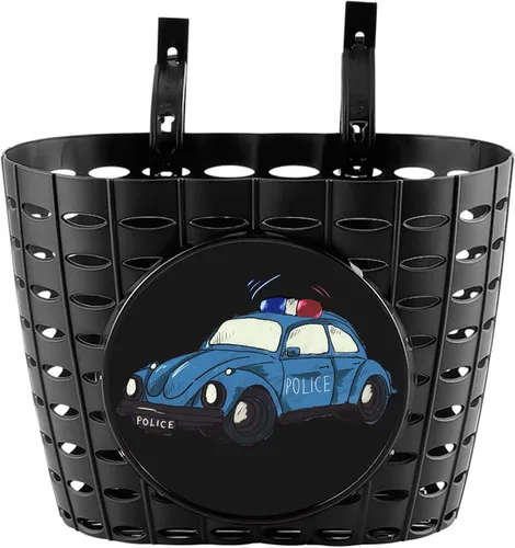 Miniatura 8 de Boys Bike Basket, Cute Bicycle Basket for Kids, Toddlers, Plastic Front Handlebar Basket for Scooter, Tricycle