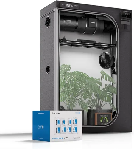 Miniatura 14 de AC Infinity Advance Grow System 3x3, Kit de 3 Plantas, Kit de Carpa de Cultivo Integrada con WiFi, Automatiza Ventilación, Circulación, Programa Luz