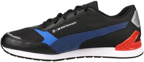PUMA Zapatos deportivos BMW MMS Racer con cordones para hombre estilo casual color negro