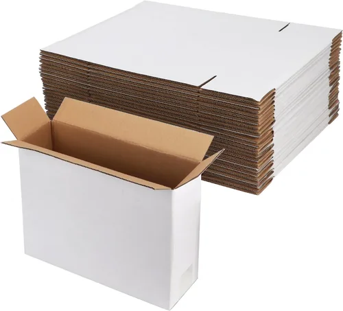 Miniatura 43 de Hoikwo Paquete de 40 cajas de envío de 4 x 4 x 2 para pequeñas empresas, cajas de cartón de embalaje negras, caja de embalaje de correo móvil