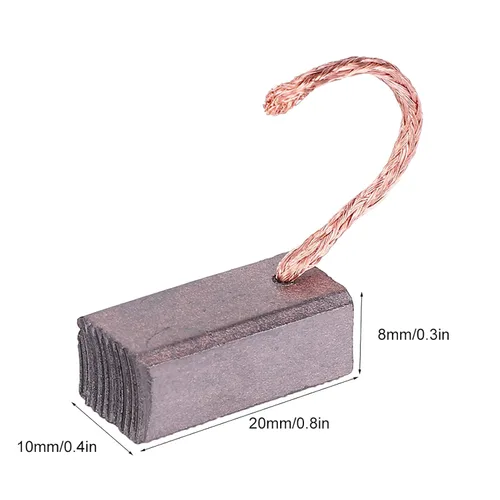 Miniatura 4 de Kadimendium Kits de reemplazo de cepillos de carbono J432A 0.315x0.394x0.787 in Cepillos eléctricos de repuesto para vehículos eléctricos Motor DC