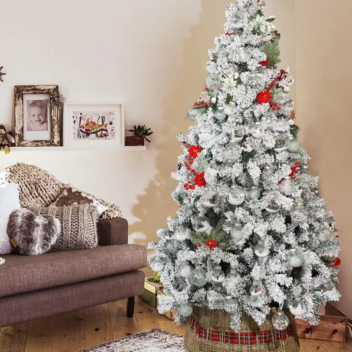 Miniatura 8 de Lulu Home 20 unidades de 3.15" Adornos de bolas de Navidad transparentes, bolas transparentes preencordadas con decoraciones únicas