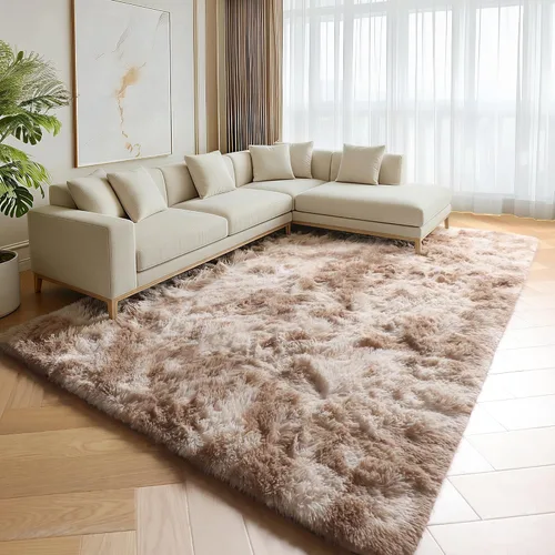 Miniatura 24 de ONASAR - Alfombra de pasillo negra de 2 x 6 pies, esponjosa, lavable, ultrasuave, afelpada, peluda, tapete para bebés, dormitorio de niños, armario