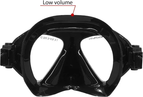 Miniatura 5 de Máscara de buceo Archer – Vidrio templado antivaho – Falda de silicona antifugas – Máscara de buceo, máscara de buceo, máscara de esnórquel