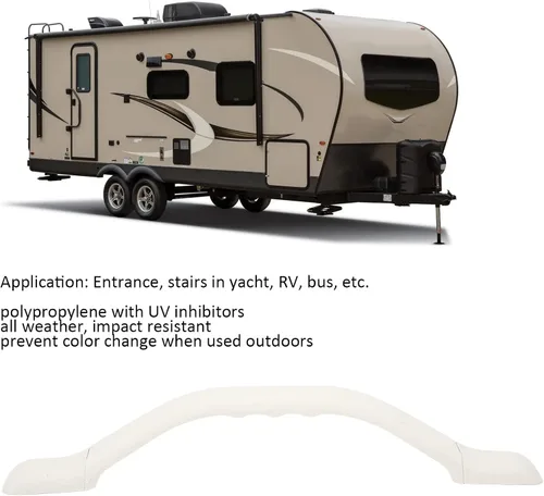 Miniatura 2 de Acouto Manija de puerta mosquitera y barra de asistencia – Manija de agarre de puerta de entrada RV de 11 pulgadas para remolque, barco y marina