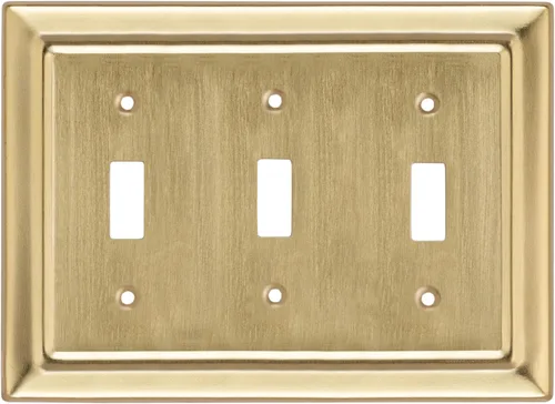 Miniatura 14 de Monarch Abode Placa de Pared de Palanca de 1-Gang, Placa de Pared de Interruptor Individual de Metal Arquitectónico, Placa de Cubierta Decorativa