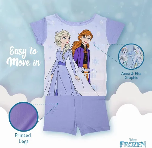 Miniatura 5 de Disney Girls' 4-Piece Snug-fit Cotton Pajamas Set