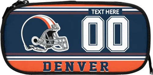 Miniatura 26 de Estuche para lápices Dallas, caja de lápices con nombre y número personalizados, estuche personalizado de estilo de fútbol, estuche de bolígrafo