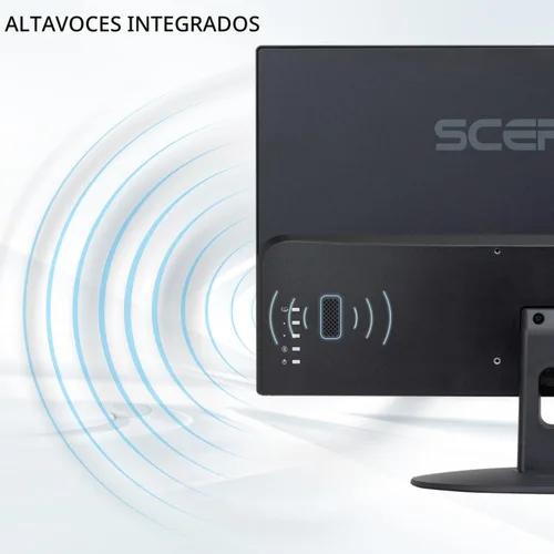 Miniatura 7 de Sceptre - Monitor LED delgado Prime de 24 pulgadas, 1080p 99% sRGB 2x HDMI VGA con altavoces integrados, color negro máquina
