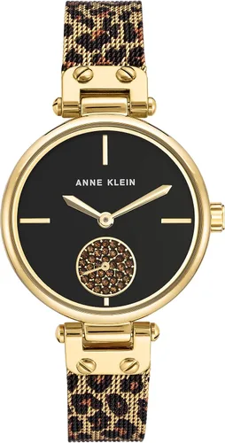 Miniatura 8 de Anne Klein Reloj de pulsera de malla acentuada con cristal prémium para mujer