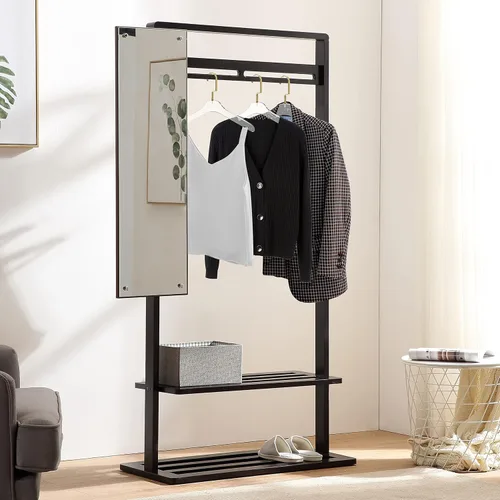 Miniatura 6 de Perchas de acrílico transparente de calidad, paquete de 5, elegante colgador con ganchos dorados, organizador de armario que ahorra espacio