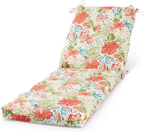 Miniatura 47 de Cojín reversible para silla de descanso para exteriores, color blanco tropical