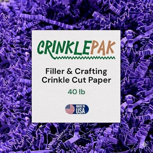 Miniatura 53 de Relleno de papel arrugado de 10 libras fabricado en EE. UU. Relleno de papel triturado para embalajes de envío, envoltorios de regalo, excelente