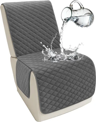 Miniatura 81 de Arfntevss Fundas para sofá seccional reclinable para sofá seccional en forma de L, funda antideslizante lavable para sofá reclinable con forma de L