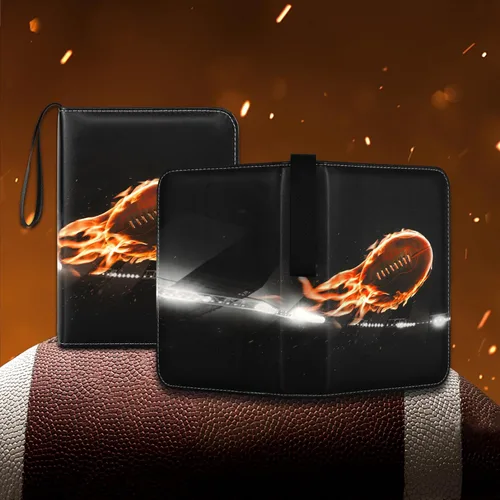 Miniatura 3 de RONMONG Carpeta de Tarjetas de Fútbol, Álbum de Tarjetas de Intercambio 2025-2026 con Fundas, Portatarjetas de Rugby con 440 Bolsillos, Láminas