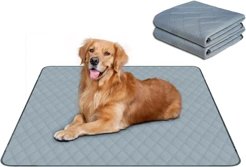 Miniatura 10 de RIOUSSI Almohadillas lavables para orina de perros, reutilizables, absorbentes, a prueba de fugas, antideslizantes, para entrenamiento de orinal