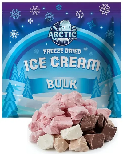 Miniatura 72 de Arctic Farms Trozos de Helado Liofilizado a Granel - No se Derrite (Mantequilla de Maní) (1 libra)