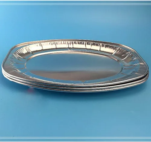 Miniatura 2 de CALLARON Bandeja de papel de aluminio 20pcs Bandeja de comida desechable Placa de papel de aluminio Placa de papel de aluminio Contenedor