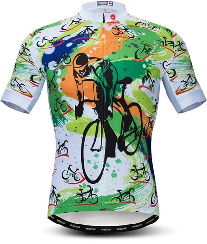 Hotlion Verano Ciclismo Jersey Hombres Mountain Bike Jersey Secado rápido Bicicleta Camisa Manga Corta Ciclismo Ropa 1CF0166