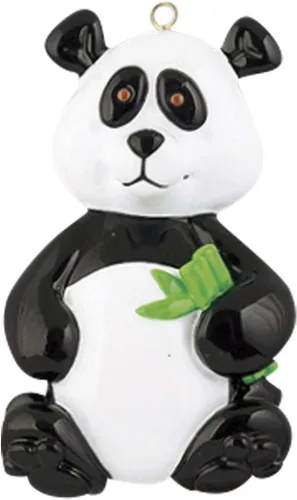 Miniatura 2 de Elves - Adornos personalizados de animales 2025 – Adornos de panda de bambú para árbol de Navidad, panda, decoraciones de Navidad, animales