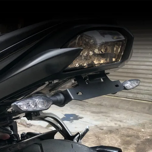 Miniatura 5 de Tail Tidy, eliminador de guardabarros apto para Yamaha FZ1 FZ8 FZ-1 FAZER1000, con luz LED de matrícula, compatible con señal de giro original
