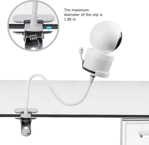 Miniatura 3 de Montura de clip para cámara de monitor de bebé VTech VM5463/RM5764HD/ RM5764-2HD/ RM5864HD /RM5864-2HD /RM7764HD/ RM7764-2HD/BM3800/BM4700/ BM5600