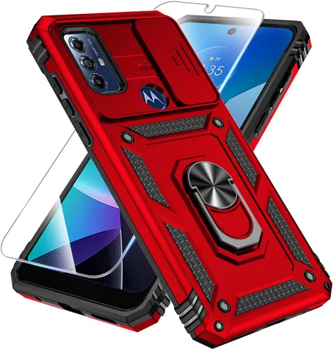 Miniatura 12 de SunStory Funda compatible con Motorola Moto G Play 2023, Moto G Pure, funda Moto G Power 2022 con protector de pantalla HD, cubierta de cámara