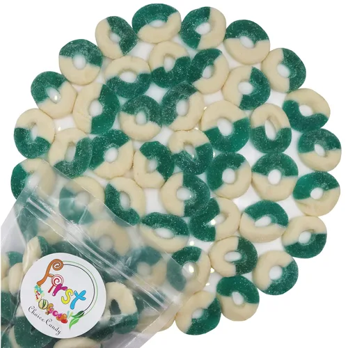 Miniatura 24 de FirstChoiceCandy Anillos de goma (mini fresa agria, 2 libras (paquete de 1))