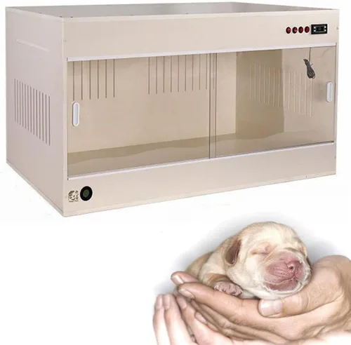 Miniatura 9 de Incubadora de cachorros con calefacción, gran criador de mascotas, incubadora inteligente de gatos para cachorros, caja de incubadora de mascotas