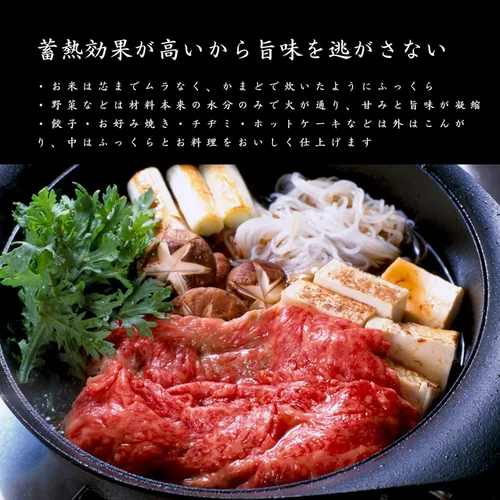 Miniatura 3 de Sori Yanagi Nanbu - Sartén de aceite con diseño simple y alta practicidad, fabricada en Japón, tapa de hierro y mango incluidos, compatible