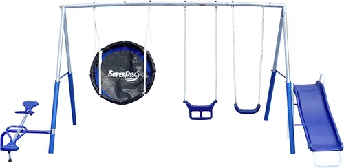 Miniatura 3 de XDP Recreation Free N' Swing - Juego de columpios, color gris y Little Tikes Snug 'n Secure Pink Swing con correas ajustables, 2 en 1 para bebés