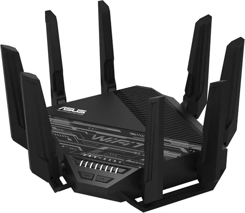Miniatura 15 de ASUS RT-BE88U Router de rendimiento extensible AiMesh WiFi 7 de doble banda, 4K-QAM, MLO, puertos duales 10G, SFP+, 4 puertos 2.5G, 4 puertos 1G
