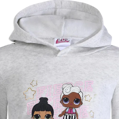 Miniatura 3 de LOL Surprise Dolls Girls Hoodie and Legging Pant Set for Little Kids PinkGrey