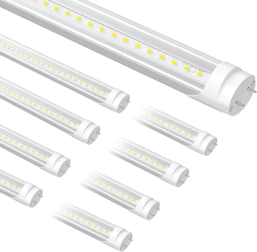 Miniatura 29 de Bombillas fluorescentes de recambio de 4 pies, bombillas LED T8 de 4 pies tipo A+B, 24W (equivalente a 65W) 3200LM, 3000K blanco cálido, tubo de 48