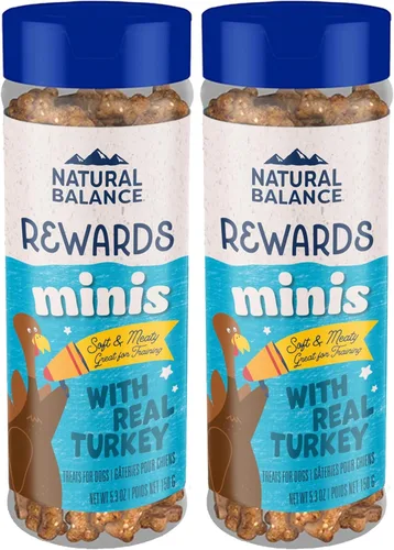 Miniatura 13 de Natural Balance Mini-Rewards de Ingredientes Limitados con Pollo Sin Granos, Golosinas de Entrenamiento para Perros Envase de 5.3 oz