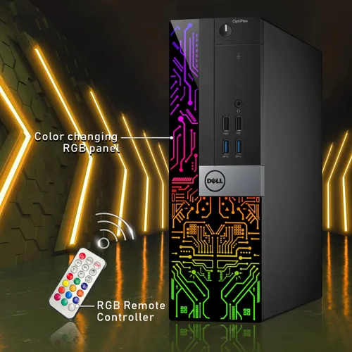 Miniatura 4 de Dell Computadora OptiPlex 3060 SFF RGB, Intel Core i5-8500, RX 550 4GB GDDR5, 16GB RAM, 512GB NVMe, 1TB HDD, monitor HDMI de 22 pulgadas