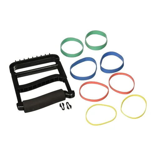 SAMMONS Preston, herramienta de mano, con asa acolchada, ajustable Squeeze ergonómica y de hule, bandas de resistencia progresiva para Negro
