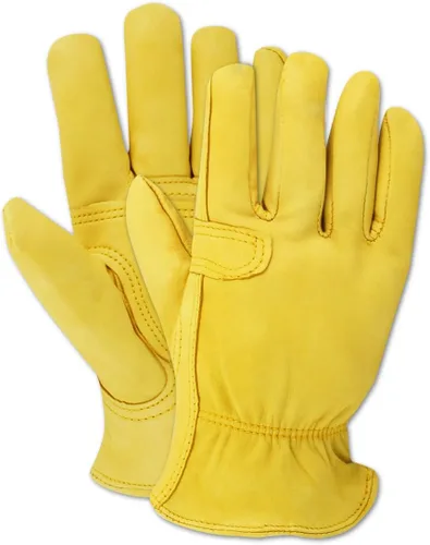 MAGID - Guantes de piel de cabra de grado profesional para mujer, 144 pares, talla 7/S (TB558ELT)