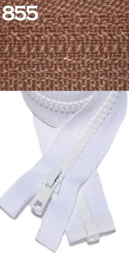 Miniatura 58 de YKK Cremallera Vislon de 22 pulgadas, 5 separadores de plástico moldeado, peso medio por cada uno (color seleccionado) (rosa azafrán - 806)