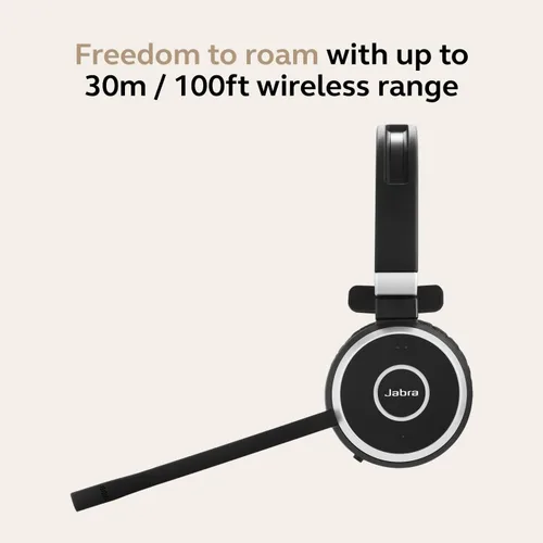 Miniatura 7 de Jabra Evolve 65 SE - Auriculares inalámbricos mono - Auriculares Bluetooth con micrófono de cancelación de ruido, batería de larga duración