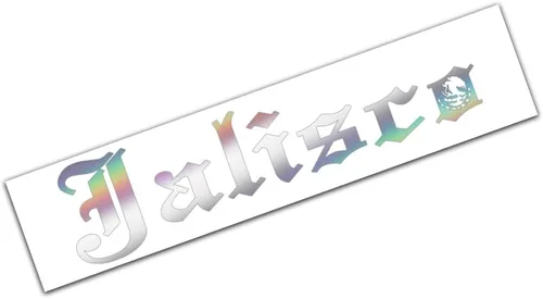 Jalisco Oil Slick - Calcomanía holográfica con emblema de la bandera de México, para automóvil, camión, SUV, ventana, calcomanías de Estados Unidos,