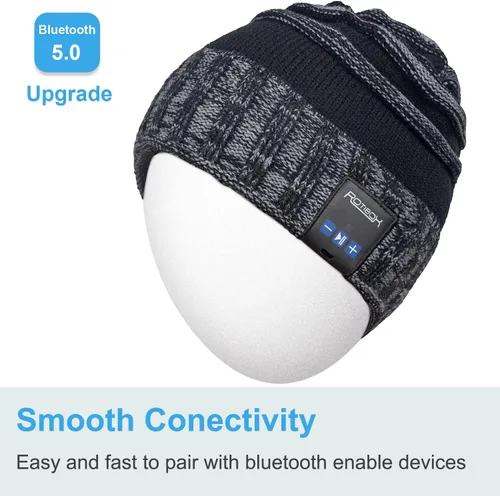 Miniatura 21 de Rotibox - Gorro inalámbrico con Bluetooth para deportes al aire libre, regalo de Navidad.