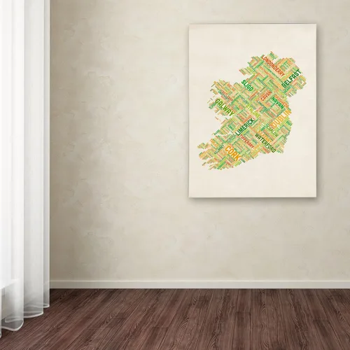 Miniatura 3 de Trademark Fine Art Ireland I Matted - Arte enmarcado por Michael Tompsett en marco negro, 11 x 14 pulgadas